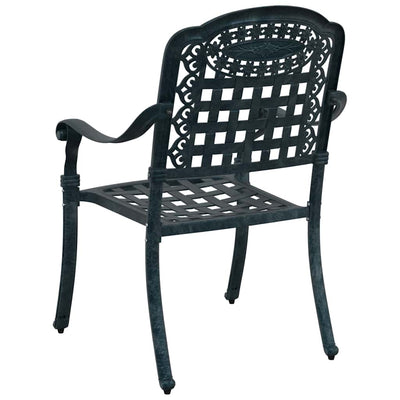 Vihreä puutarhan tuoli Tantu 55x56.5x91cm (2 pcs alumiini)