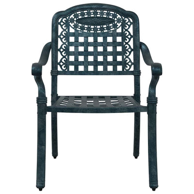 Vihreä puutarhan tuoli Tantu 55x56.5x91cm (2 pcs alumiini)