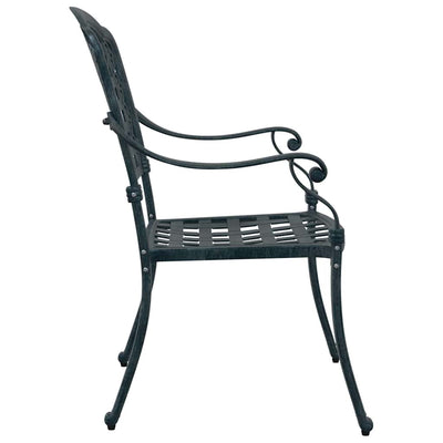 Vihreä puutarhan tuoli Tantu 55x56.5x91cm (2 pcs alumiini)