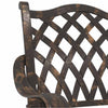 Pronssi puutarhan tuoli Zefira 55x56.5x91cm (2 pcs alumiini)