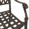 Pronssi puutarhan tuoli Zefira 55x56.5x91cm (2 pcs alumiini)