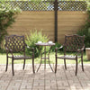 Pronssi puutarhan tuoli Zefira 55x56.5x91cm (2 pcs alumiini)