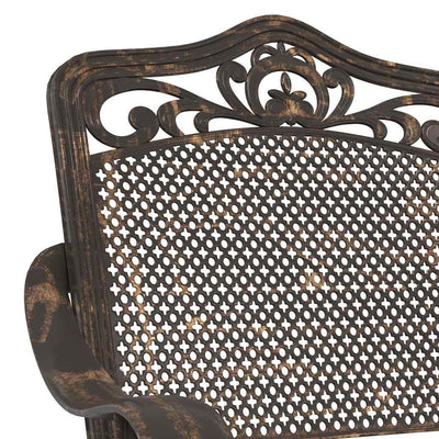 Pronssi puutarhan tuoli Tolica 55x56.5x91cm (2 pcs, alumiini)