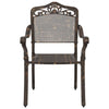 Pronssi puutarhan tuoli Tolica 55x56.5x91cm (2 pcs, alumiini)