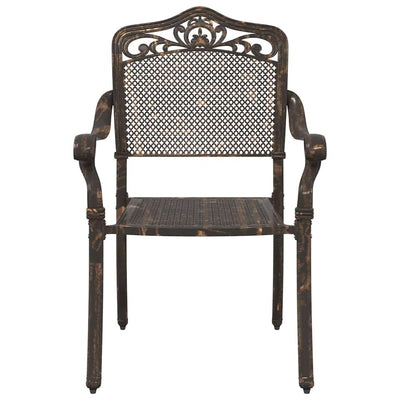 Pronssi puutarhan tuoli Tolica 55x56.5x91cm (2 pcs, alumiini)