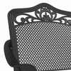 Musta puutarhan tuoli Gegeac 55x56.5x91cm (2 pcs, alumiini)