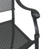 Musta puutarhan tuoli Gegeac 55x56.5x91cm (2 pcs, alumiini)