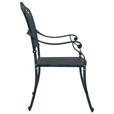 Vihreä puutarhan tuoli Benedict 55x56.5x91cm (2 pcs alumiini)