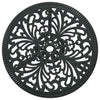 3 osaa Musta Alumiini Bistro Set Puutarhaan