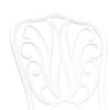 Bistro Set 3 pcs Valkoinen Alumiini Puutarhaan