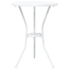 Bistro Set 3 pcs Valkoinen Alumiini Puutarhaan