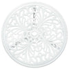 Bistro Set 3 pcs Valkoinen Alumiini Puutarhaan