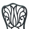 Alumiininen Bistro Set Puutarhaan 3 osaa Vihreä
