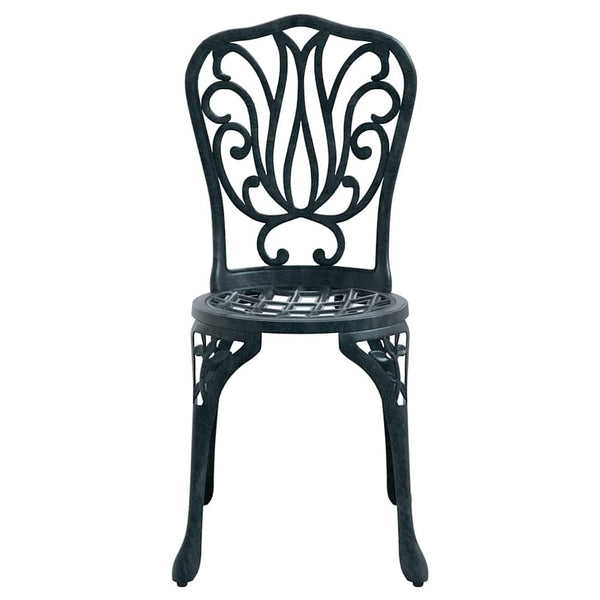 Alumiininen Bistro Set Puutarhaan 3 osaa Vihreä