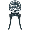 Vihreä Puutarhan Bistro Set 3 osaa Alumiini