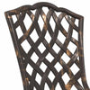 Bistro Set 3 osaa puutarhaan pronssista alumiinia