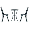 Bistro Set Puutarha 3 osaa Vihreä Alumiini