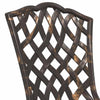 Pronssi puutarhan tuoli Jaheim 55x56.5x91cm (2 pcs, alumiini)