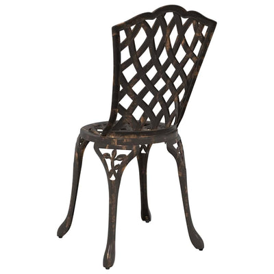 Pronssi puutarhan tuoli Jaheim 55x56.5x91cm (2 pcs, alumiini)