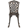 Pronssi puutarhan tuoli Jaheim 55x56.5x91cm (2 pcs, alumiini)