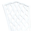 Valkoinen Puutarhan Tuoli 2 kpl Alumiini 55 x 56.5 x 91cm