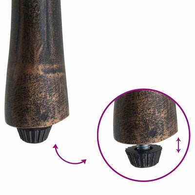 Pronssi puutarhan tuoli Ortenza 55x56.5x91cm (2 pcs, alumiini)