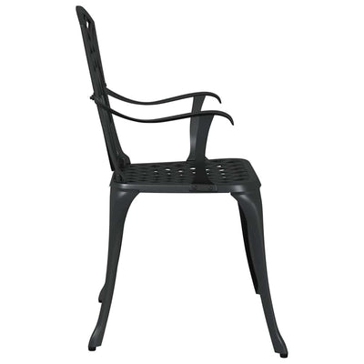 Musta puutarhan tuoli Remeut 55x56.5x91cm (2 pcs alumiini)