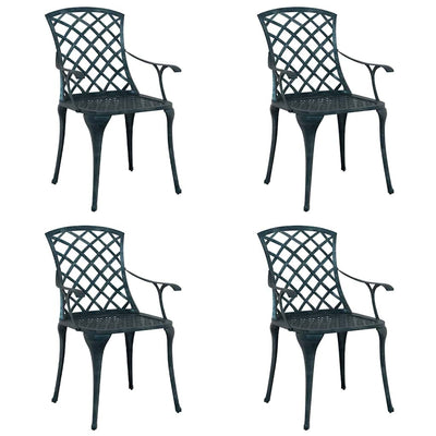 Vihreä puutarhan tuoli Filos 61x60.5x93cm (alumiini)