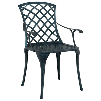 Vihreä puutarhan tuoli Filos 61x60.5x93cm (alumiini)