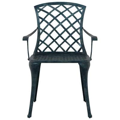 Vihreä puutarhan tuoli Filos 61x60.5x93cm (alumiini)