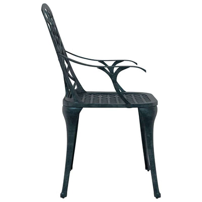 Vihreä puutarhan tuoli Filos 61x60.5x93cm (alumiini)