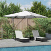 Kaatovarjo Roma lukkoon Beige ja musta 352 x 251 x 265 cm