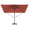 Punainen roma aurinkovarjo Doaga 286x285x265cm