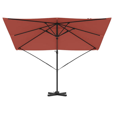 Punainen roma aurinkovarjo Doaga 286x285x265cm