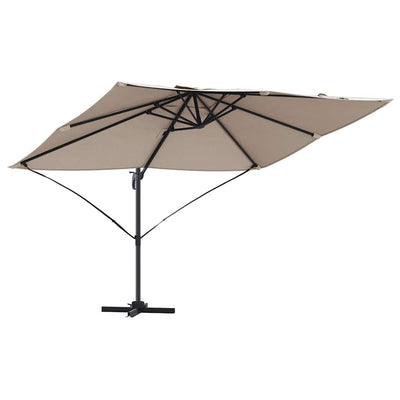 Kaatovarjo Roma Taupe ja Musta 352 x 251 x 260 cm