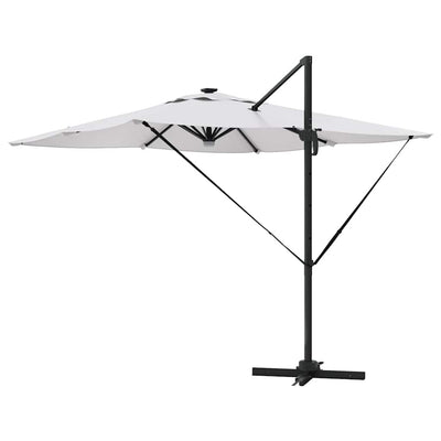 Roma aurinkovarjo LED -nauhavalot Beige 286 x 285 x 270 cm