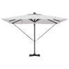 Roma aurinkovarjo LED -nauhavalot Beige 286 x 285 x 270 cm
