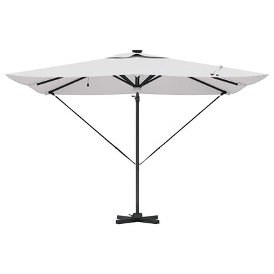 Roma aurinkovarjo LED -nauhavalot Beige 286 x 285 x 270 cm