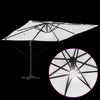 Roma aurinkovarjo LED -nauhavalot Beige 286 x 285 x 270 cm