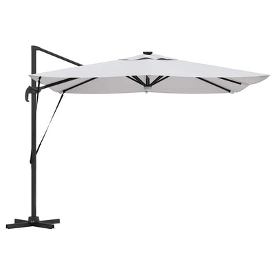 Roma aurinkovarjo LED -nauhavalot Beige 286 x 285 x 270 cm