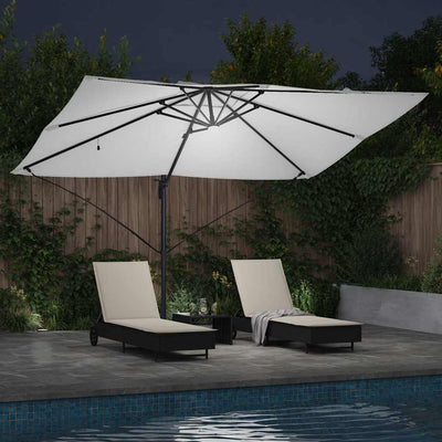 Kaatovarjo Roma Beige ja musta 352 x 251 x 265 cm