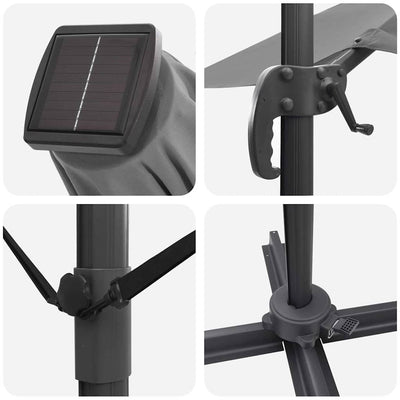 Antrasiitti ja musta kaatovarjo roma Filoftia 352x251x265cm