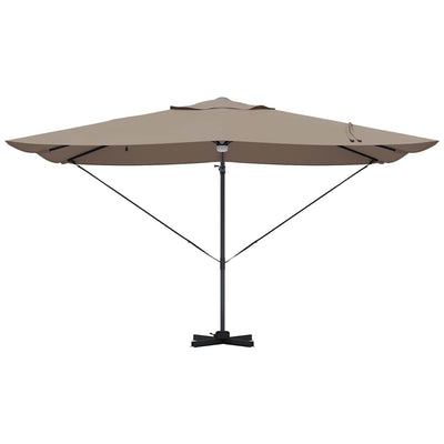 Kaatovarjo Roma Taupe ja Musta 352 x 251 x 265 cm