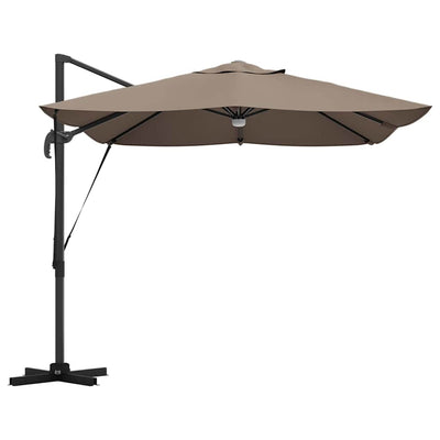 Kaatovarjo Roma Taupe ja Musta 352 x 251 x 265 cm