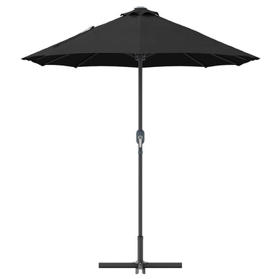 Puutarhavarjo Musta 370 x 197 x 239 cm Jauhemaalattu teräs