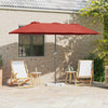 Puutarhavarjo Terrakotta 370 x 197 x 239 cm Jauhemaalattu teräs