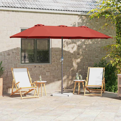Puutarhavarjo Terrakotta 370 x 197 x 239 cm Jauhemaalattu teräs