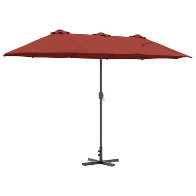 Puutarhavarjo Terrakotta 370 x 197 x 239 cm Jauhemaalattu teräs