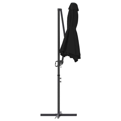 Puutarhan kippi varjo Musta 372 x 198 x 243 cm