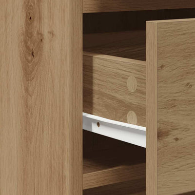 Ruskea meikkipöytä ovella Altarescu 40x41x75cm (2 pcs puinen)